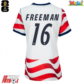 Estados Unidos Alex Freeman #16 Primera Equipación Mujer Mundial 2026 Manga Corta